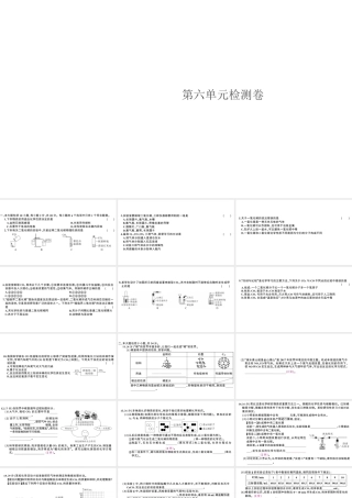 （安徽专版）秋九年级化学上册 第六单元 碳和碳的氧化物检测卷课件 （新版）新人教版-（新版）新人教版初中九年级上册化学课件
