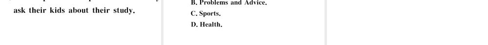 （安徽专版）八年级英语下册 Unit 4 Why don’t you talk to your parents第四课时习题课件（新版）人教新目标版-（新版）人教新目标版初中八年级下册英语课件