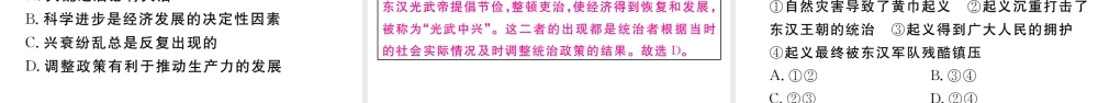 （安徽专版）秋七年级历史上册 第三单元 秦汉时期：统一多民族国家的建立和巩固13 东汉的兴衰习题课件 新人教版-新人教版初中七年级上册历史课件