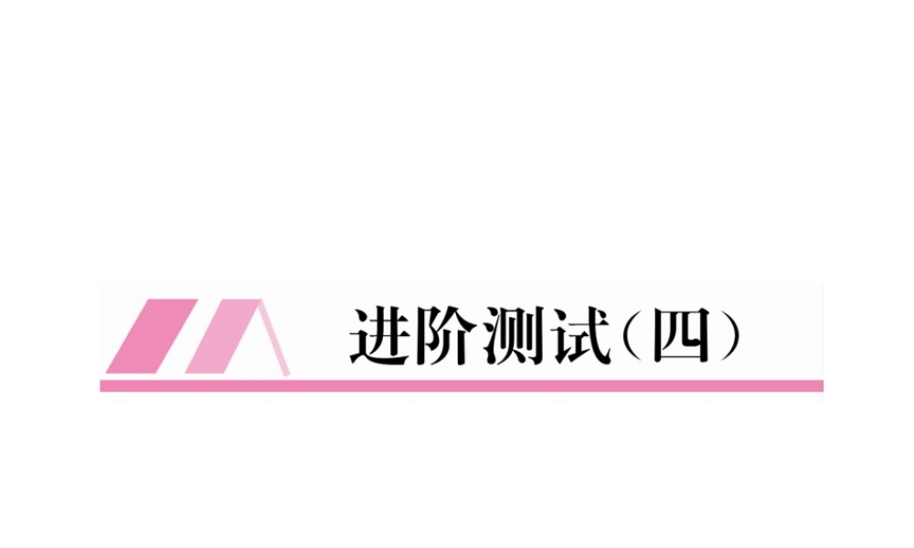（安徽专版）秋九年级化学上册 进阶测试（四）作业课件 （新版）新人教版-（新版）新人教版初中九年级上册化学课件