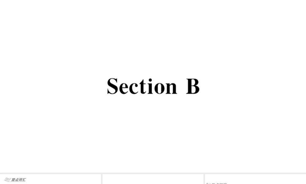 （安徽专版）秋七年级英语下册 Unit 9 What does he look like Section B习题课件（新版）人教新目标版-（新版）人教新目标版初中七年级下册英语课件