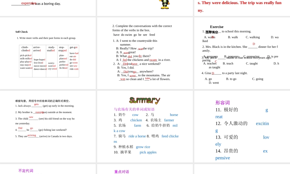 （安徽专版）春七年级英语下册 Unit 11 How was your school trip Section B（第3课时）教学课件 （新版）人教新目标版-（新版）人教新目标版初中七年级下册英语课件