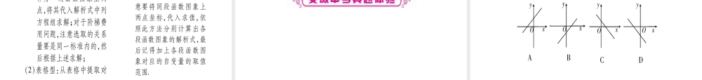 （安徽专版）中考数学总复习 第一轮 考点系统复习 第3章 函数 第2节 一次函数课件-人教版初中九年级全册数学课件