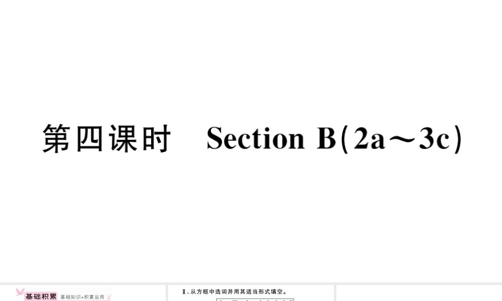 （安徽专版）秋七年级英语上册 Unit 5 Do you have a soccer ball第四课时习题课件（新版）人教新目标版-（新版）人教新目标版初中七年级上册英语课件