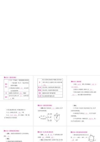（安徽专版）中考数学总复习 第一轮 考点系统复习 第6章 圆 第1节 圆的有关性质课件-人教版初中九年级全册数学课件