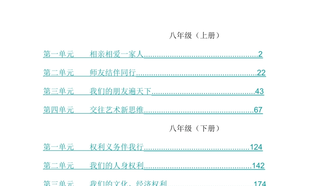 （安徽专版）中考政治总复习 八年级课件 新人教版-新人教版初中九年级全册政治课件