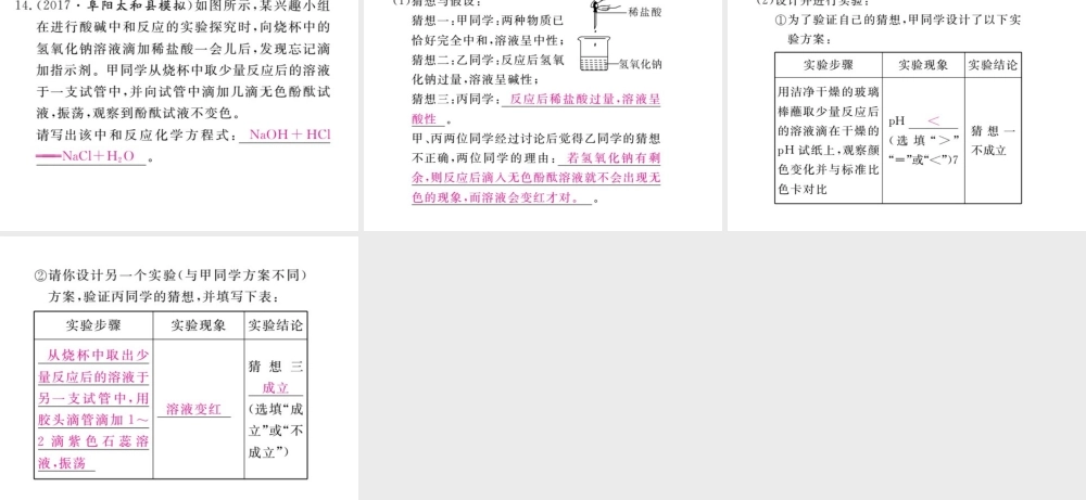 （安徽专版）九年级化学下册 10.2 酸和碱的中和反应 第2课时 溶液酸碱度的表示法—pH练习课件 （新版）新人教版-（新版）新人教版初中九年级下册化学课件