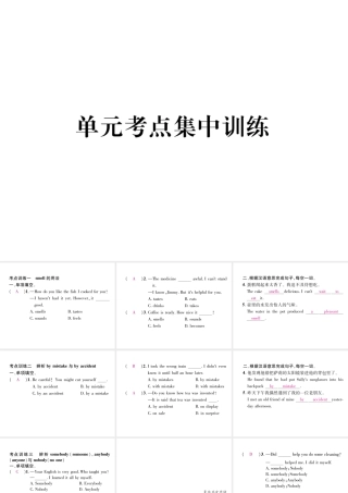 （安徽专版）秋九年级英语全册 Unit 6 When was it invented考点集中训练习题课件 （新版）人教新目标版-（新版）人教新目标版初中九年级全册英语课件