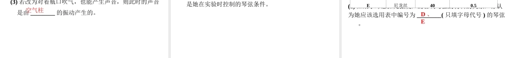 （安徽专版）八年级物理上册 2.2 我们怎样区分声音习题课件 （新版）粤教沪版-（新版）粤教沪版初中八年级上册物理课件