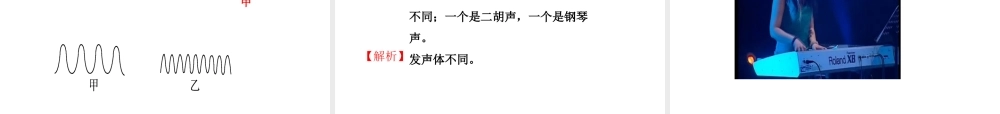 （安徽专版）八年级物理上册 2.3 我们怎样区分声音（续）课件 （新版）粤教沪版