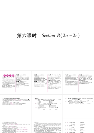 （安徽专版）秋九年级英语全册 Unit 8 It must belong to Carla（第6课时）Section B（2a-2e）习题课件 （新版）人教新目标版-（新版）人教新目标版初中九年级全册英语课件