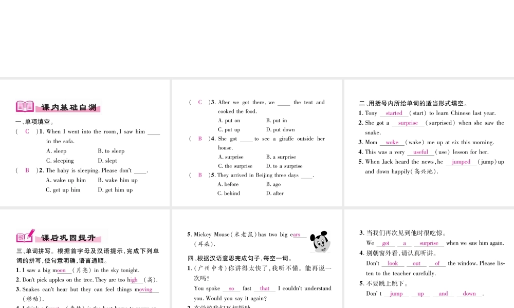 （安徽专版）春七年级英语下册 Unit 12 What did you do last weekend（第4课时）Section B（2a-3b）习题课件 （新版）人教新目标版-（新版）人教新目标版初中七年级下册英语课件