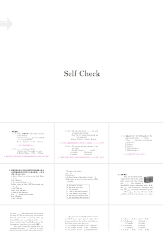 （安徽专版）九年级英语全册 Unit 8 It must belong to Carla Self Check习题课件 （新版）人教新目标版-（新版）人教新目标版初中九年级全册英语课件