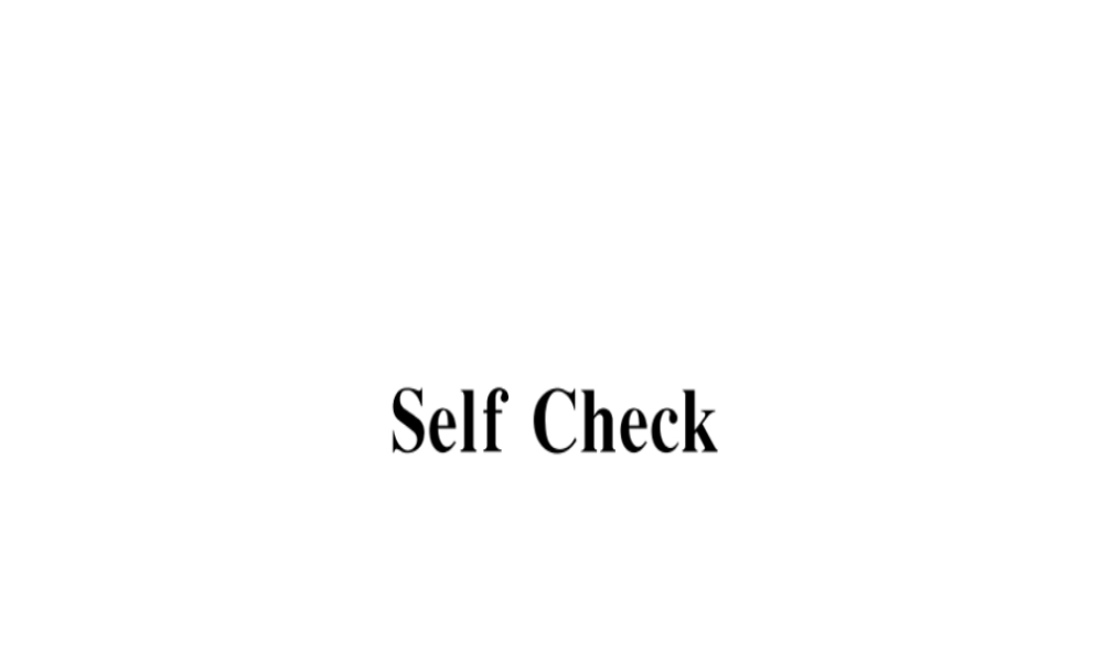 （安徽专版）秋八年级英语上册 Unit 2 How often do you exercise Self Check课件 （新版）人教新目标版-（新版）人教新目标版初中八年级上册英语课件
