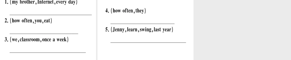 （安徽专版）秋八年级英语上册 Unit 2 How often do you exercise（第2课时）课件 （新版）人教新目标版-（新版）人教新目标版初中八年级上册英语课件