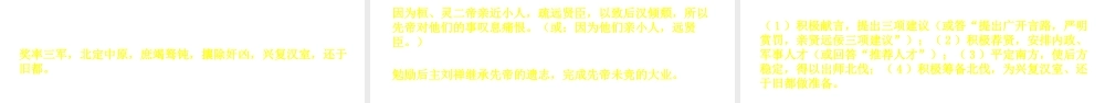 （安徽专用）中考语文 专题复习四 文言文阅读 第6篇 出师表课件-人教版初中九年级全册语文课件