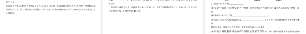 （安徽专用）中考化学复习 专题十一 化学与能源（试卷部分）课件-人教版初中九年级全册化学课件