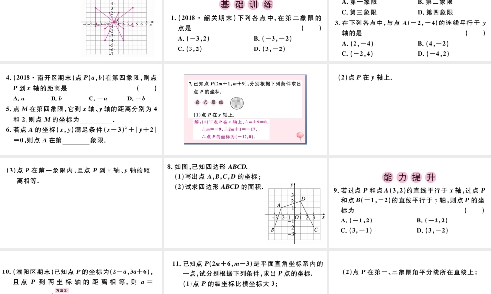 （广东专版）七年级数学下册 第七章 平面直角坐标系7.1 平面直角坐标系 7.1.2平面直角坐标系课件（新版）新人教版-（新版）新人教版初中七年级下册数学课件