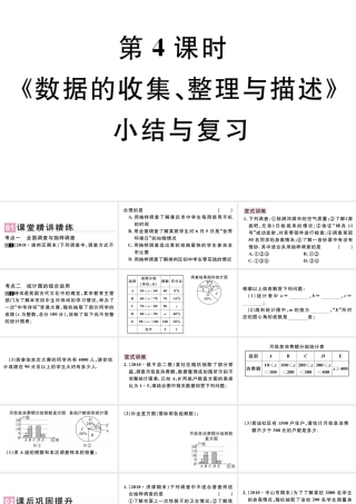 （广东专版）七年级数学下册 第十章 数据的收集、整理与描述小结与复习课件（新版）新人教版-（新版）新人教版初中七年级下册数学课件