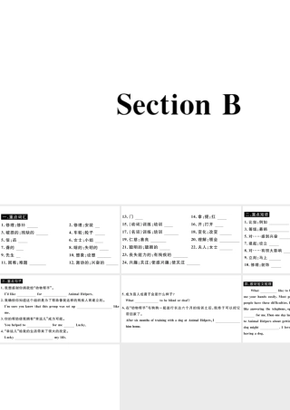 （山西专版）八年级英语下册 Unit 2 I’ll help to clean up the city parks Section B习题课件（新版）人教新目标版-（新版）人教新目标版初中八年级下册英语课件