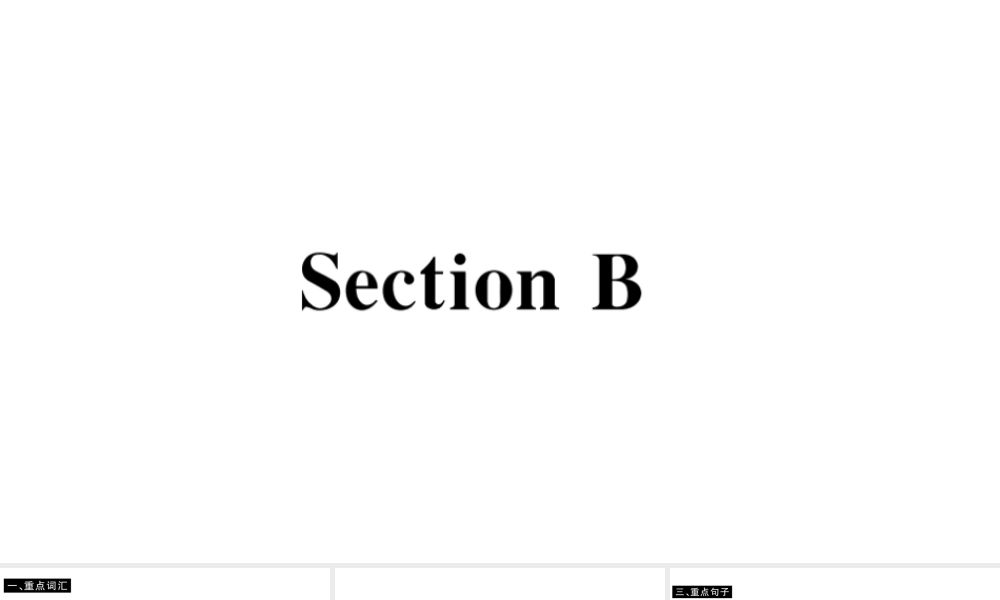 （山西专版）八年级英语下册 Unit 10 I’ve had this bike for three years Section B习题课件（新版）人教新目标版-（新版）人教新目标版初中八年级下册英语课件