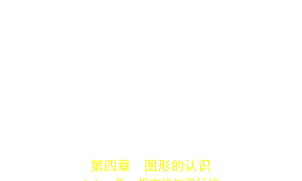 （广东专版）中考数学一轮复习 专题4 图形的认识 4.1 角、相交线与平行线（试卷部分）课件-人教版初中九年级全册数学课件