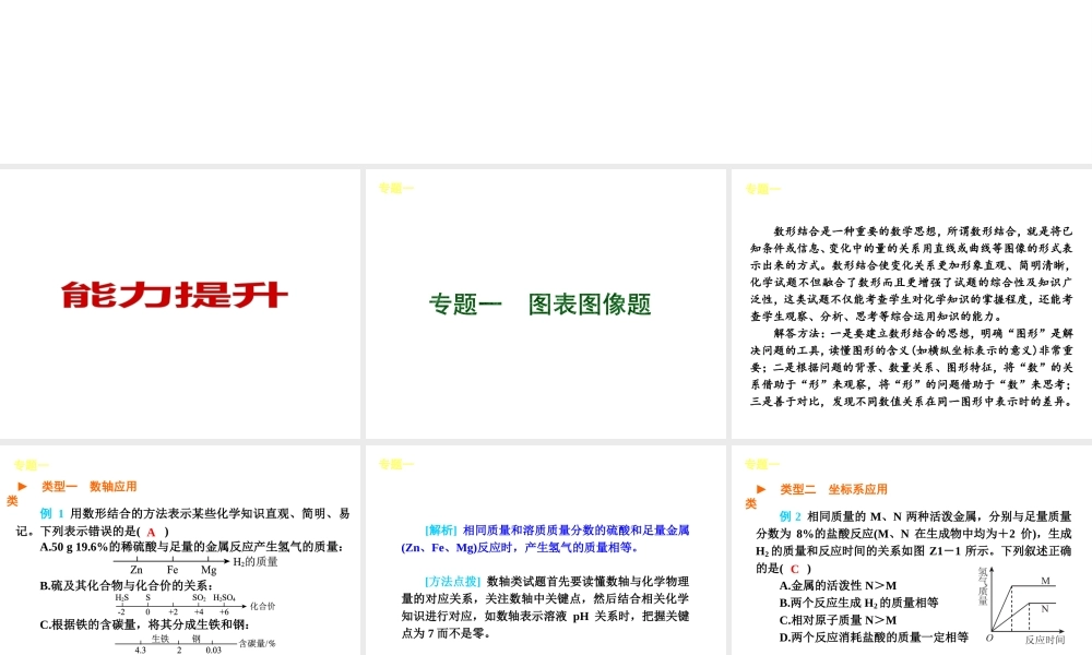 （广东专用）2013届中考化学复习方案 能力提升课件