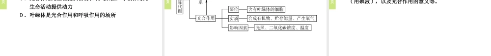 （小复习）浙江省2014年中考科学专题复习 第4课 新陈代谢一课件