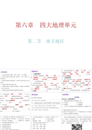 （广东专版）八年级地理下册 第六章 第二节 南方地区课件 （新版）粤教版-（新版）粤教版初中八年级下册地理课件