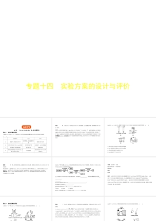 （广东专用）中考化学复习 专题十五 实验方案的设计与评价（试卷部分）课件-人教版初中九年级全册化学课件