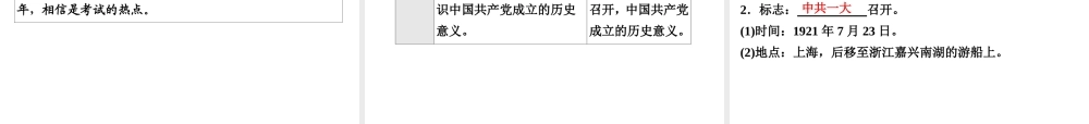 （广东专用）中考历史高分突破复习 第二部分 中国近代史 第四单元 新时代的曙光（讲义）课件-人教版初中九年级全册历史课件