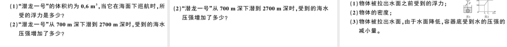 （广东专版）春八年级物理下册 第十章 浮力检测卷习题课件 （新版）新人教版-（新版）新人教版初中八年级下册物理课件