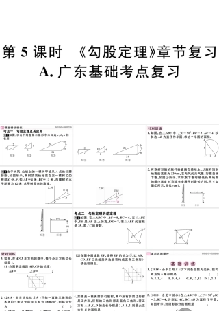 （广东专版）八年级数学下册 第十七章 勾股定理 第5课时习题课件 （新版）新人教版-（新版）新人教版初中八年级下册数学课件