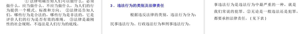（广东专版）中考道德与法治解读总复习 知识专题六 遵守社会规则 践行道德法律课件-人教版初中九年级全册政治课件