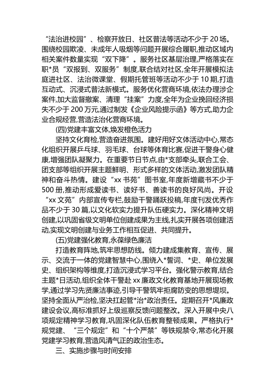 XX单位2026年度“XX聚力·XX向党”党建品牌创建工作计划_第3页