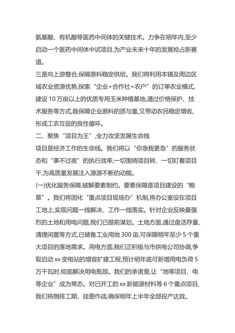 在全市年度务虚会上的汇报发言_第2页