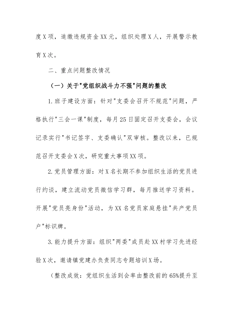 村（社区）巡查整改情况通告【更多材料关注抖音：资深秘书】_第2页