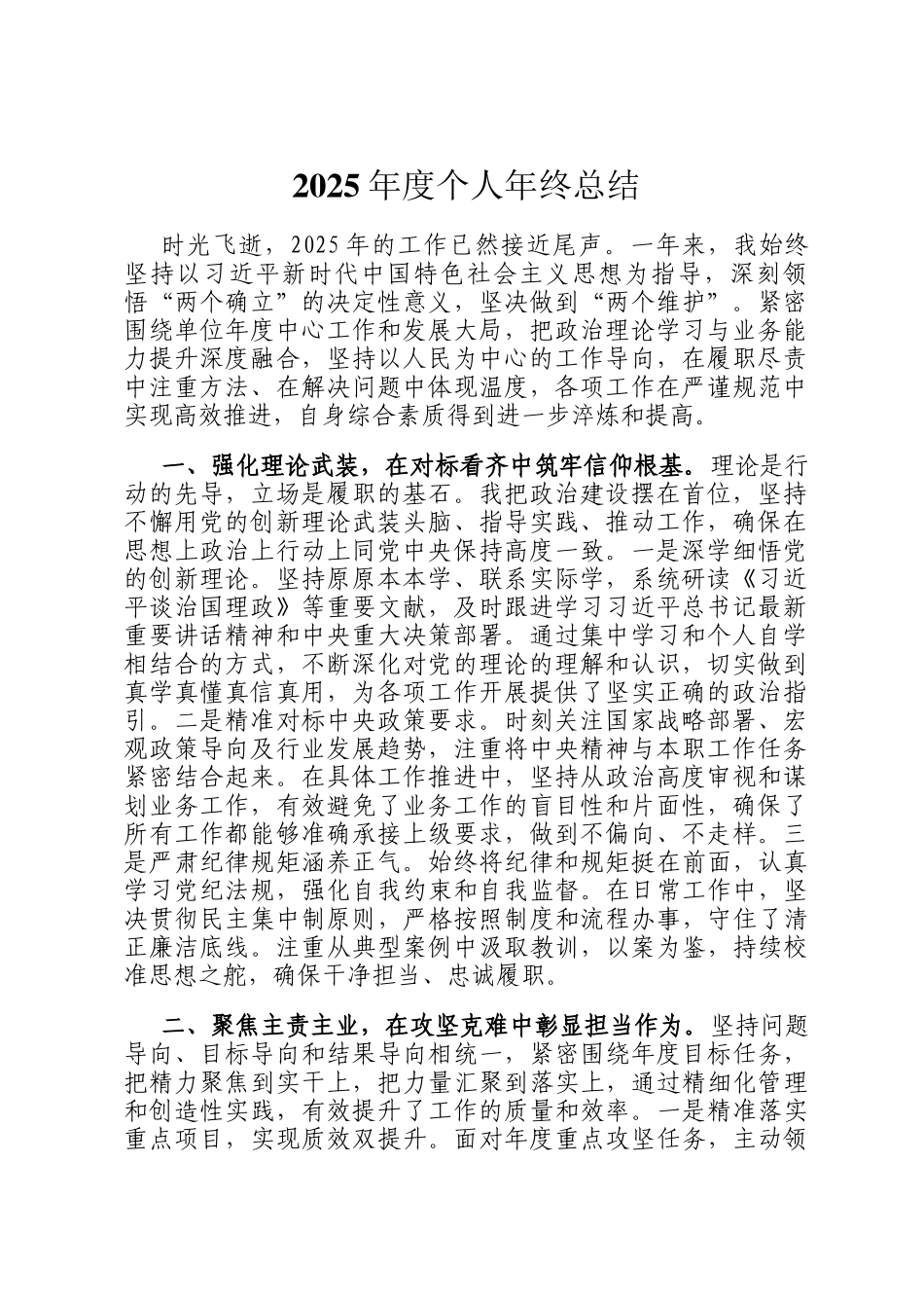 2025年度个人年终总结_第1页