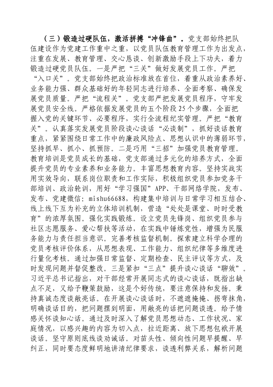 市公安局党支部上半年党建工作总结【更多材料关注抖音：资深秘书】_第3页