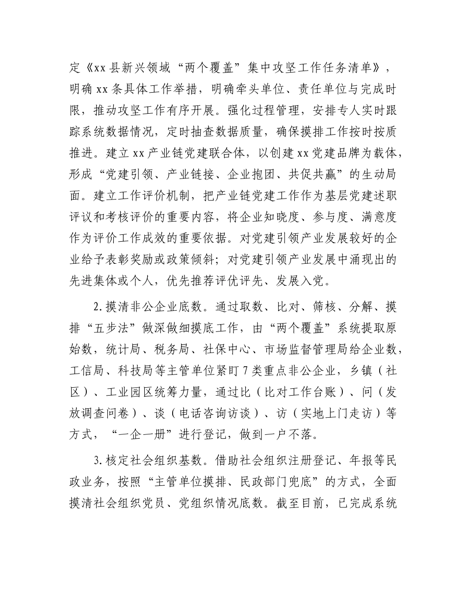 县委关于两新党建工作情况汇报【更多材料关注抖音：资深秘书】_第3页