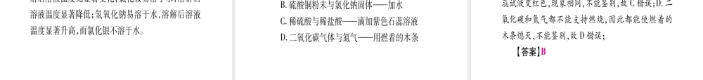 （广西专版）春中考化学 专题2 物质的共存、检验、鉴别、分离与除杂课件 科粤版-人教版初中九年级全册化学课件