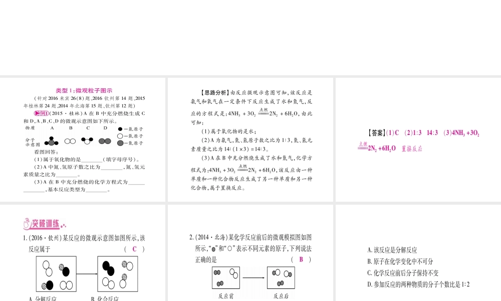 （广西专版）春中考化学 专题3 图示、图象、图表题课件 科粤版-人教版初中九年级全册化学课件