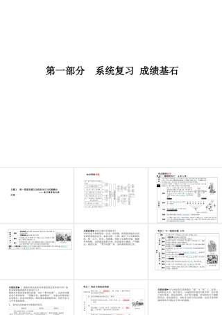 （德州专版）中考历史总复习 第一部分 系统复习 成绩基石 主题二 统一国家的建立及政权分立与民族融合—秦汉魏晋南北朝时期课件-人教版初中九年级全册历史课件