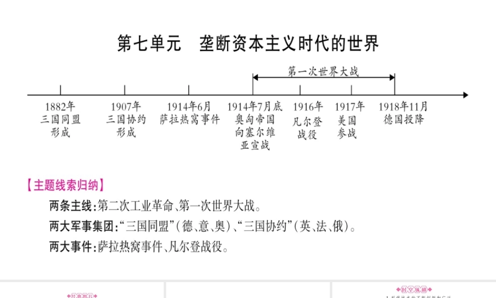 （广西北部湾专版）中考历史总复习 第一篇 考点系统复习 九上 第7单元课件 新人教版-新人教版初中九年级全册历史课件