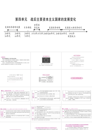 （广西北部湾专版）中考历史总复习 第一篇 考点系统复习 九下 第4单元课件 新人教版-新人教版初中九年级全册历史课件