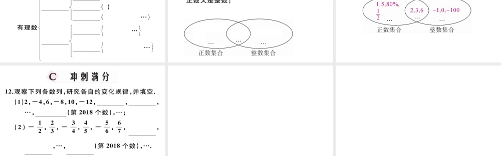 （广东级数学上册 第一章 有理数1.2有理数习题课件 （新版）新人教版-（新版）新人教级上册数学课件