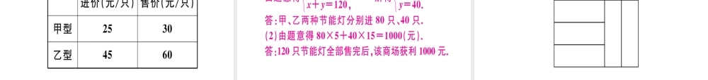 （广东专级数学上册 第五章《二元一次方程组》5.5 应用二元一次方程组-增收节支习题讲评课件 （新版）北师大版-（新版）北师大级上册数学课件