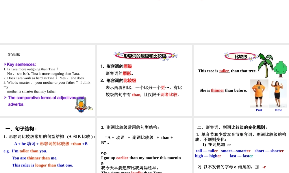 （成都专版）秋八年级英语上册 Unit 3 I’m more outgoing than my sister Section A（Grammar Focus-3c）教学课件 （新版）人教新目标版-（新版）人教新目标版初中八年级上册英语课件