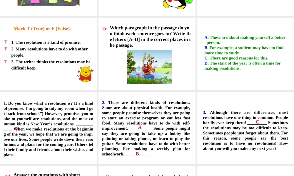 （成都专版）秋八年级英语上册 Unit 6 I’m going to study computer science Section B（2a-2e）教学课件 （新版）人教新目标版-（新版）人教新目标版初中八年级上册英语课件