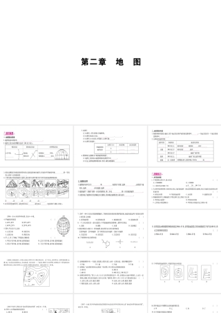 （广西贵港专用）中考地理总复习 考点梳理 七上 第2章地图课件 商务星球版-商务星球版初中九年级全册地理课件